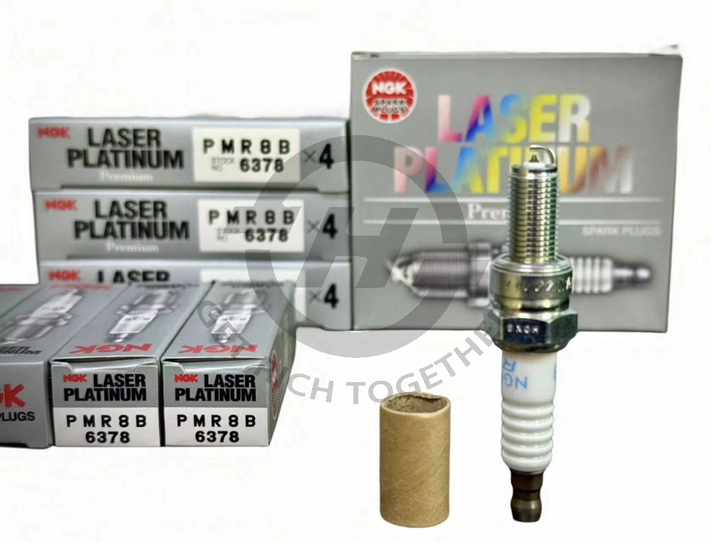 NGK 6378 PMR8B SPARK PLUG LASER PLATINUM FOR Ferrari F430 Ferrari 360 Maserati GT 3200 Quattroporte (2003-2007) DuoSelect 4.2L OEM 192637