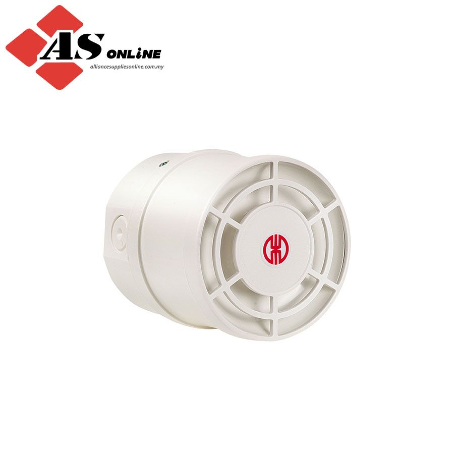 WERMA 140 Series Electronic Sounder Wall 28V, IP65 105 dB @ 1m, DC, 32-Tone / Model: ASRC140.950.50 / 140.950.50