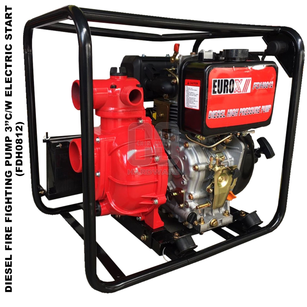 EURO X DIESEL FIRE FIGHTING PUMP 3" COME WITH ELECTRIC START (FDH0812)