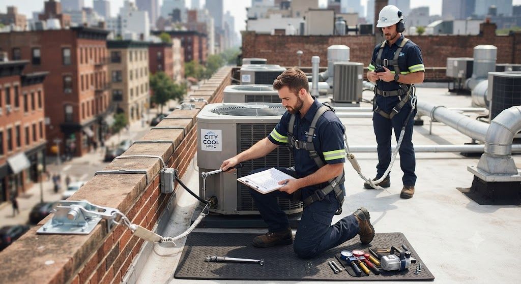 aircond technician height work risk assessment