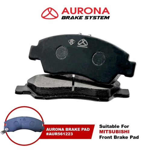 Aurona Brake Pad AUR561223 Front Airtrek Challenger Eclipse FTO Galant Pajero