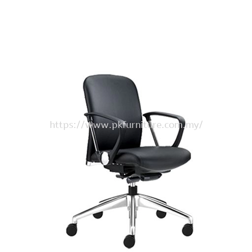 EXECUTIVE LEATHER CHAIR - PK-ECLC-15-L-N1 - ARONA LOW BACK CHAIR