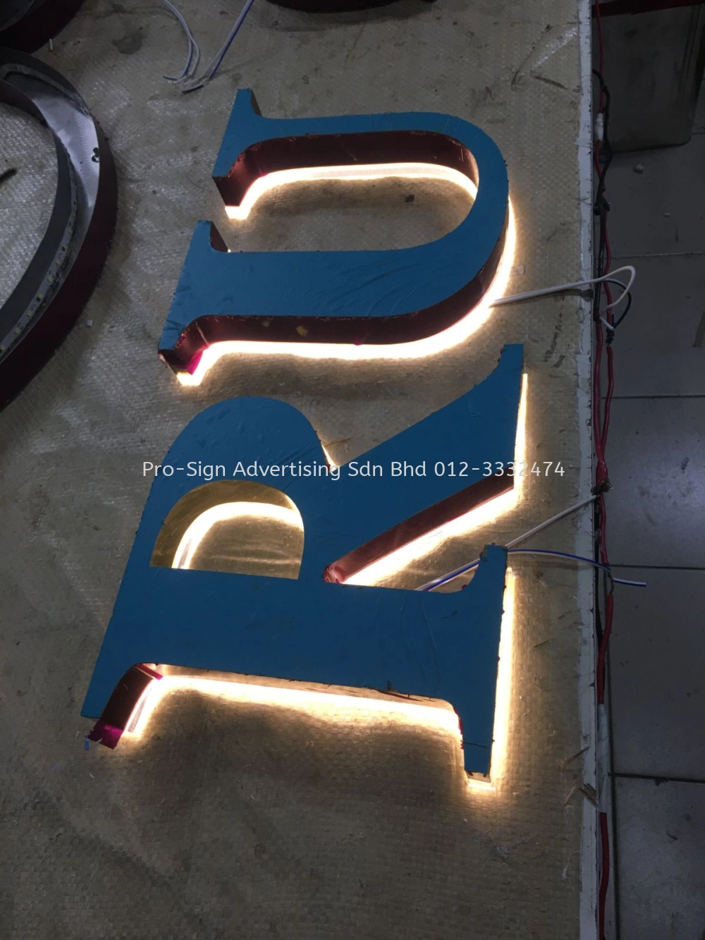 GOLD STAINLESS STEEL ACRYLIC BACKLIT (JS GROUP, PUCHONG, 2020)