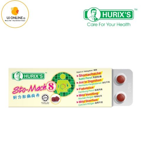 HURIX'S STOMACH 8 CAPSULES 12's