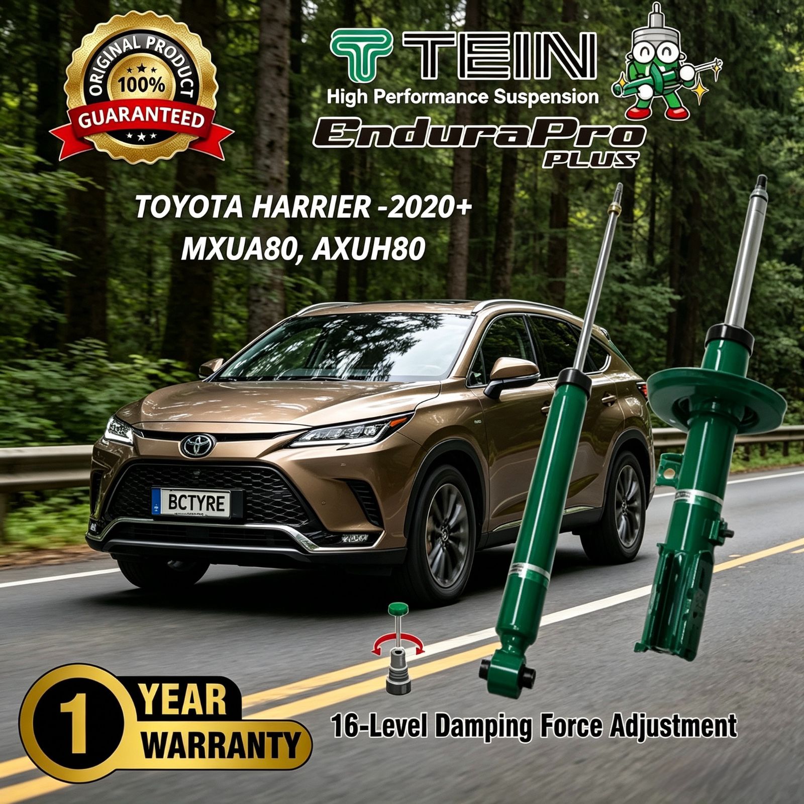 TOYOTA HARRIER -2020+ (MXUA80, MXUA85, AXUH80)