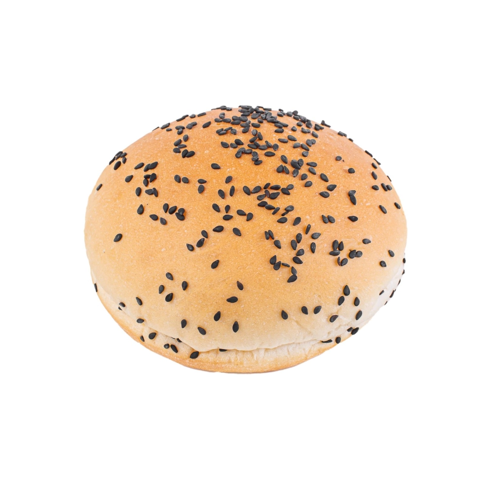 Burger Bun (Black Sesame)