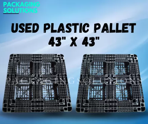 Used Plastic Pallet - 43" X 43"