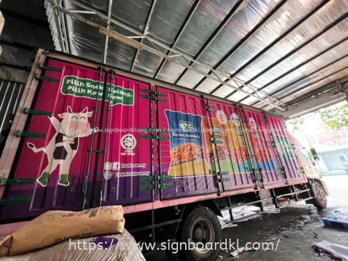 LORRY STICKER WRAPPING SERVICE AT SUBANG, MAHKOTA CHERAS