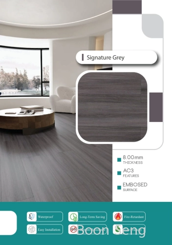 Waterblock Series Flooring - Signature Grey