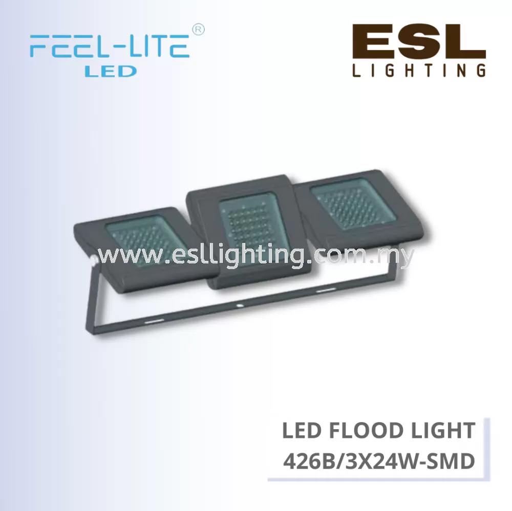 FEEL LITE LED FLOOD LIGHT 3 x 24W - 426B/3X24W-SMD IP65