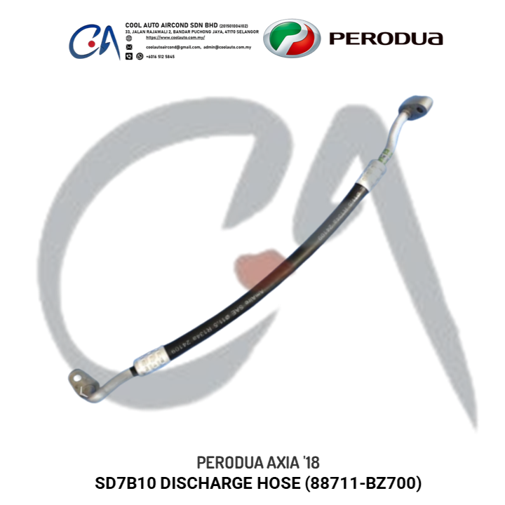 PERODUA AXIA '18 SD7B10 DISCHARGE HOSE (88711-BZ700)