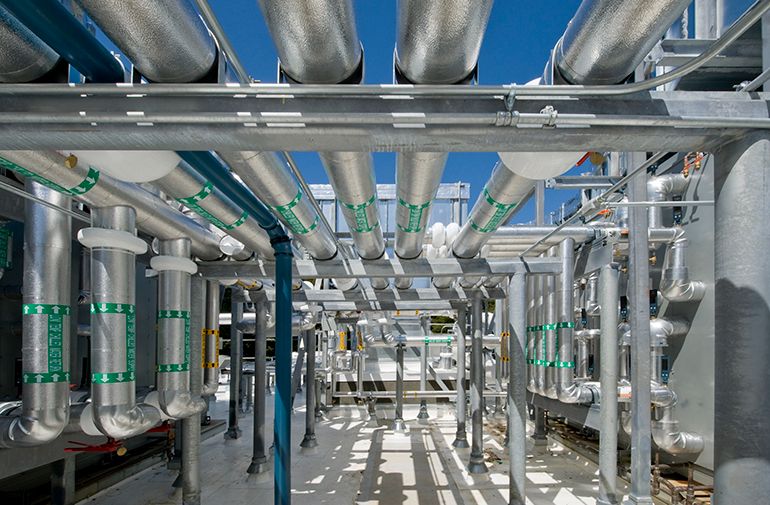 Chilled water pipework installtion service
