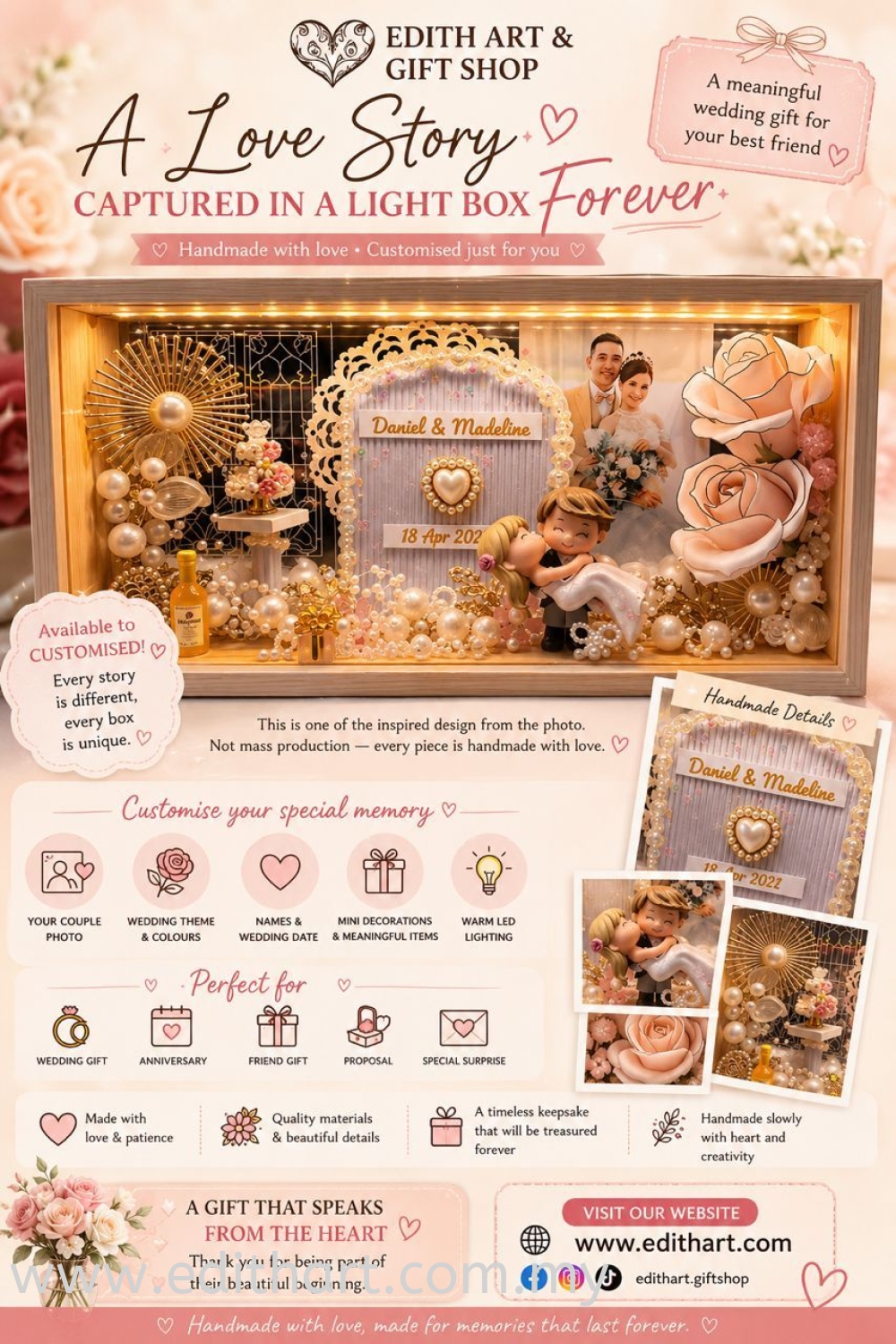 Personalized Gift for Wedding _ OPEN FOR COSTOMISE