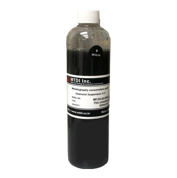 MTDI Polishing Consumables (Poly Diamond Suspension), 9um (500mlbtl) MP-DS-50-0900 Series