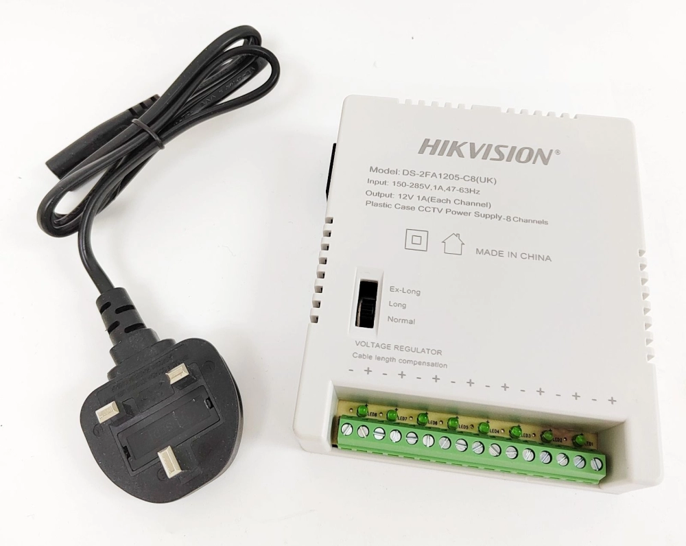 HIKVISION CCTV Power Supply 12V 5A 8CH (DS-2FA1205-C8)