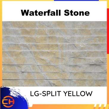 Waterfall Stone Legostone Panels ( 10cm x 20cm / 15cm x 30cm )LG-Split Yellow