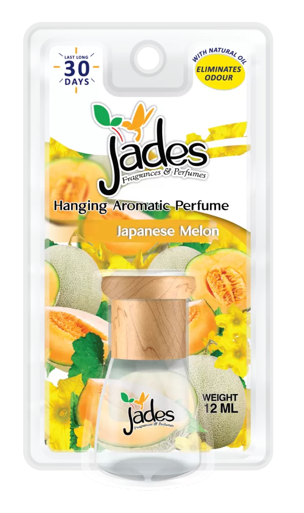 Jades Hanging Aromatic Perfume 12ml - Japanese Melon (Air Freshener Car)