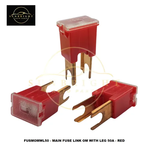 FUSMOMWL50 - MAIN FUSE LINK OM WITH LEG 50A - RED