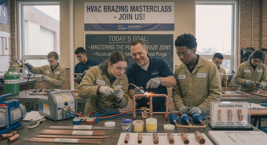 HVAC brazing hands on training course
