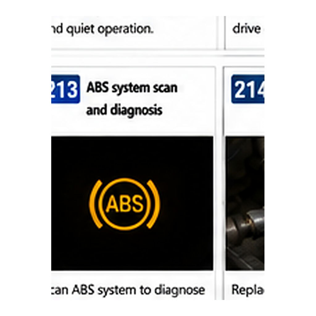 ABS System Scan And Diagnosis