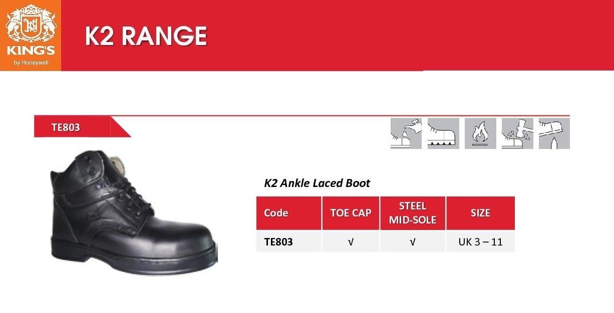 KING'S SAFETY SHOE TE803