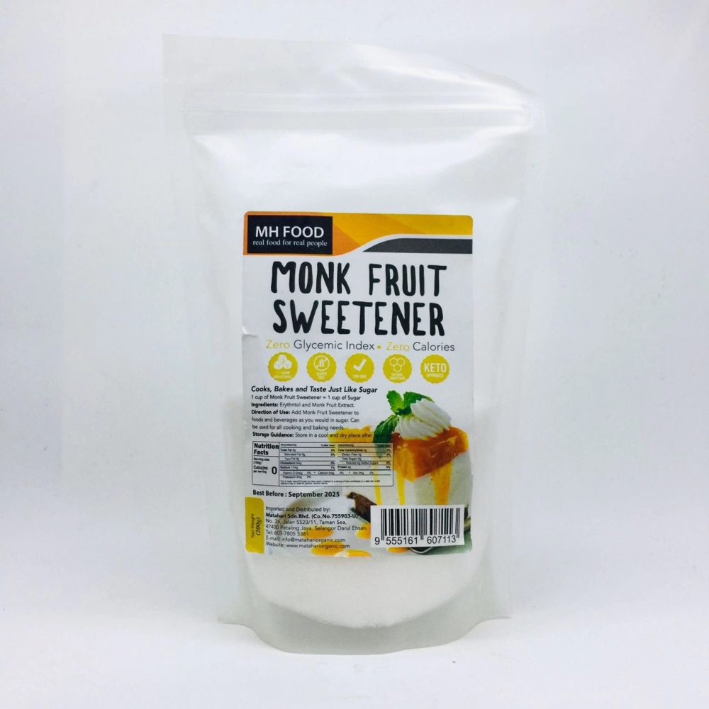 MH Food MonkFruit Sweetener 羅漢果糖（代糖）200g