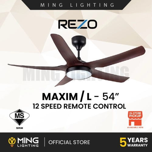 REZO Ceiling Fan MAXIM 54" LED