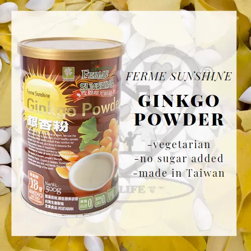 (Jasper) Ferme Sunshine Ginkgo Powder (No sugar) 500g 银杏粉（无糖）