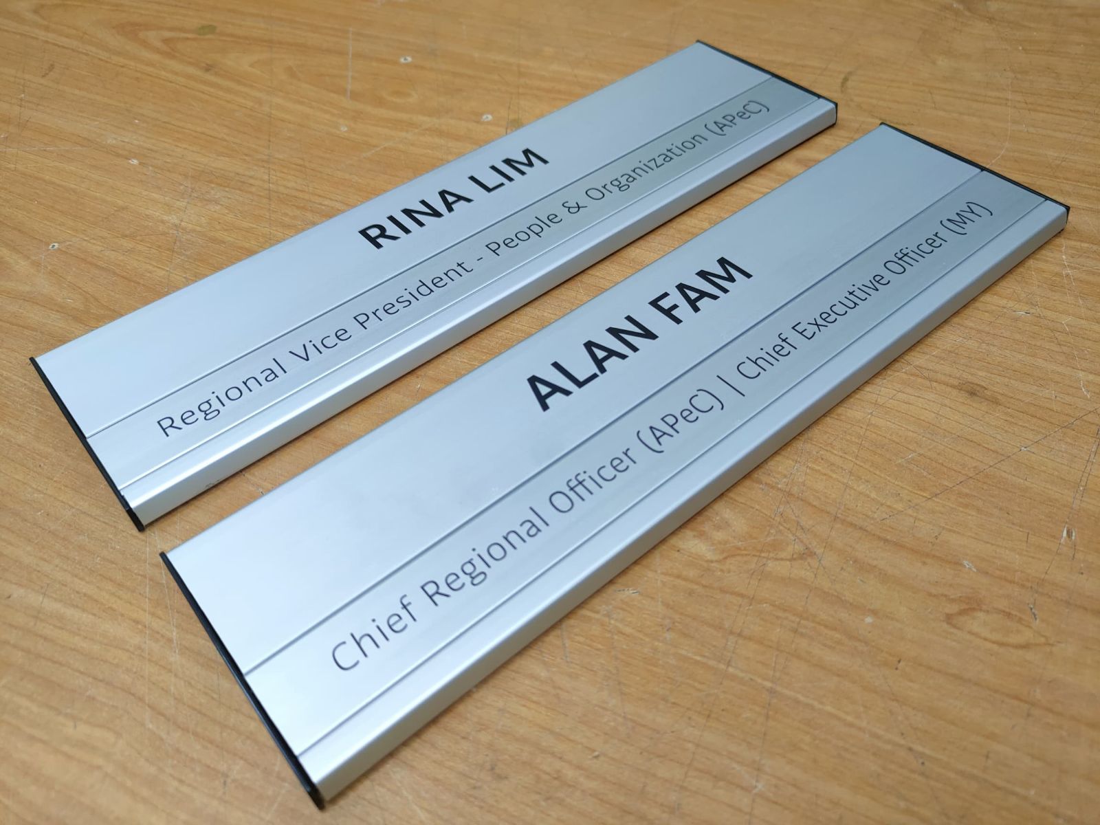 Aluminium Door Sign Door Plate Office Sign