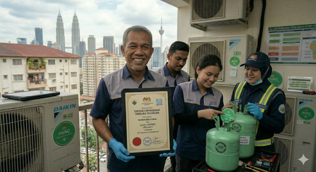 refrigerant handling certification JAS Malaysia