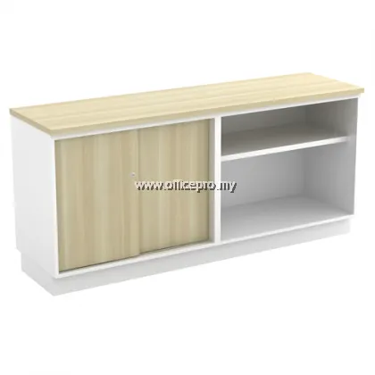 Open Shelf + Sliding Door Low Cabinet Klang IPB-YOS 7160 