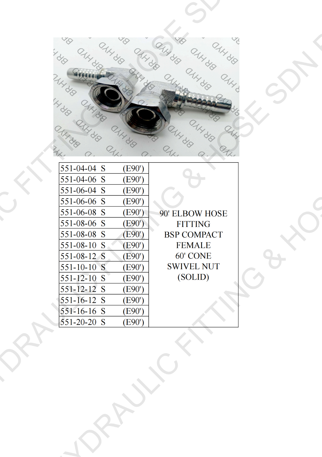 FITTING S551