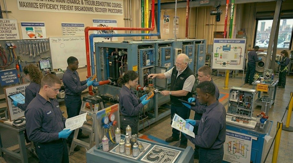 Chilled water system maintenance training
