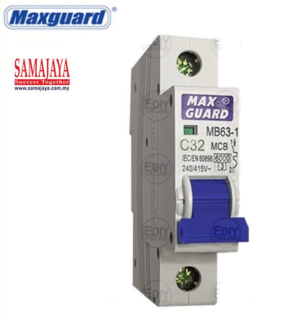 Maxguard 32A 1 Pole MCB