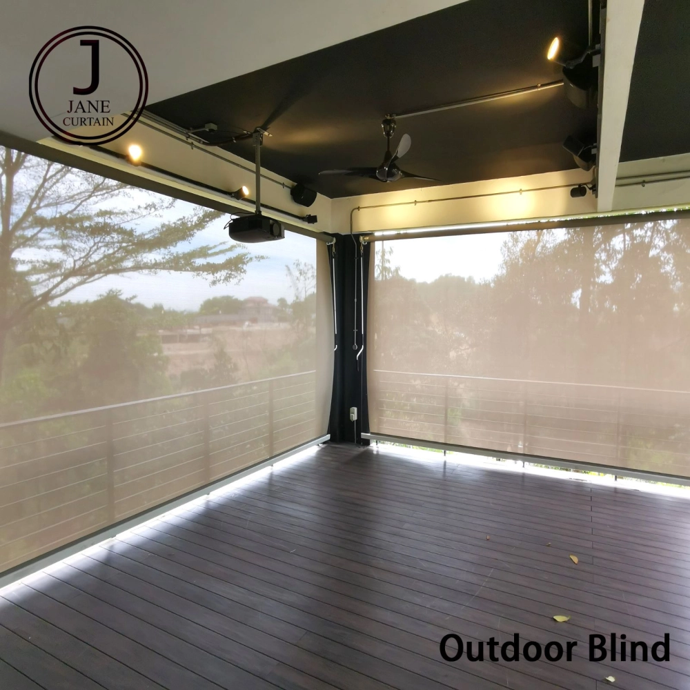 Manual Heavy Duty Outdoor Blind (Handcrank Gear Type)