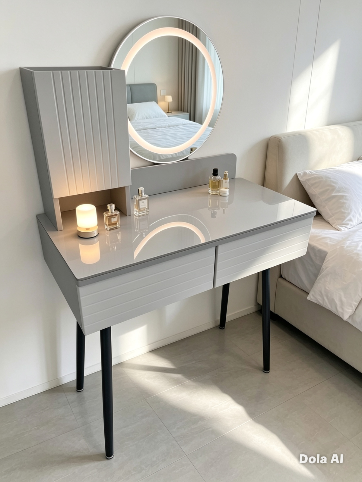 Dressing Table Set + Cushion Stool