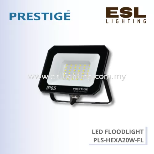 PRESTIGE HEXA LED FLOODLIGHT 20W - PLS-HEXA20W-FL IP65