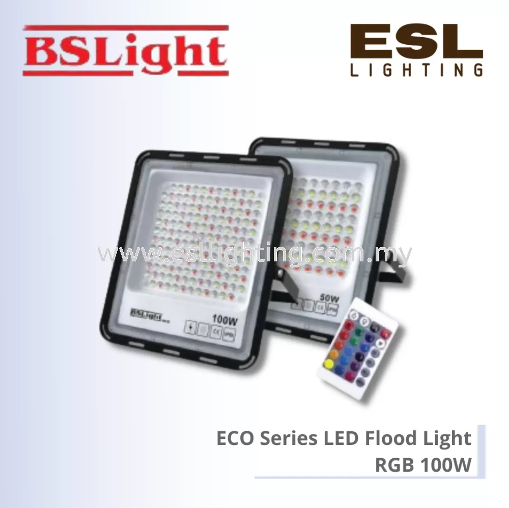 BSLIGHT ECO SERIES LED Flood Light RGB 100W - BSFL-3100-1/RGB IP66
