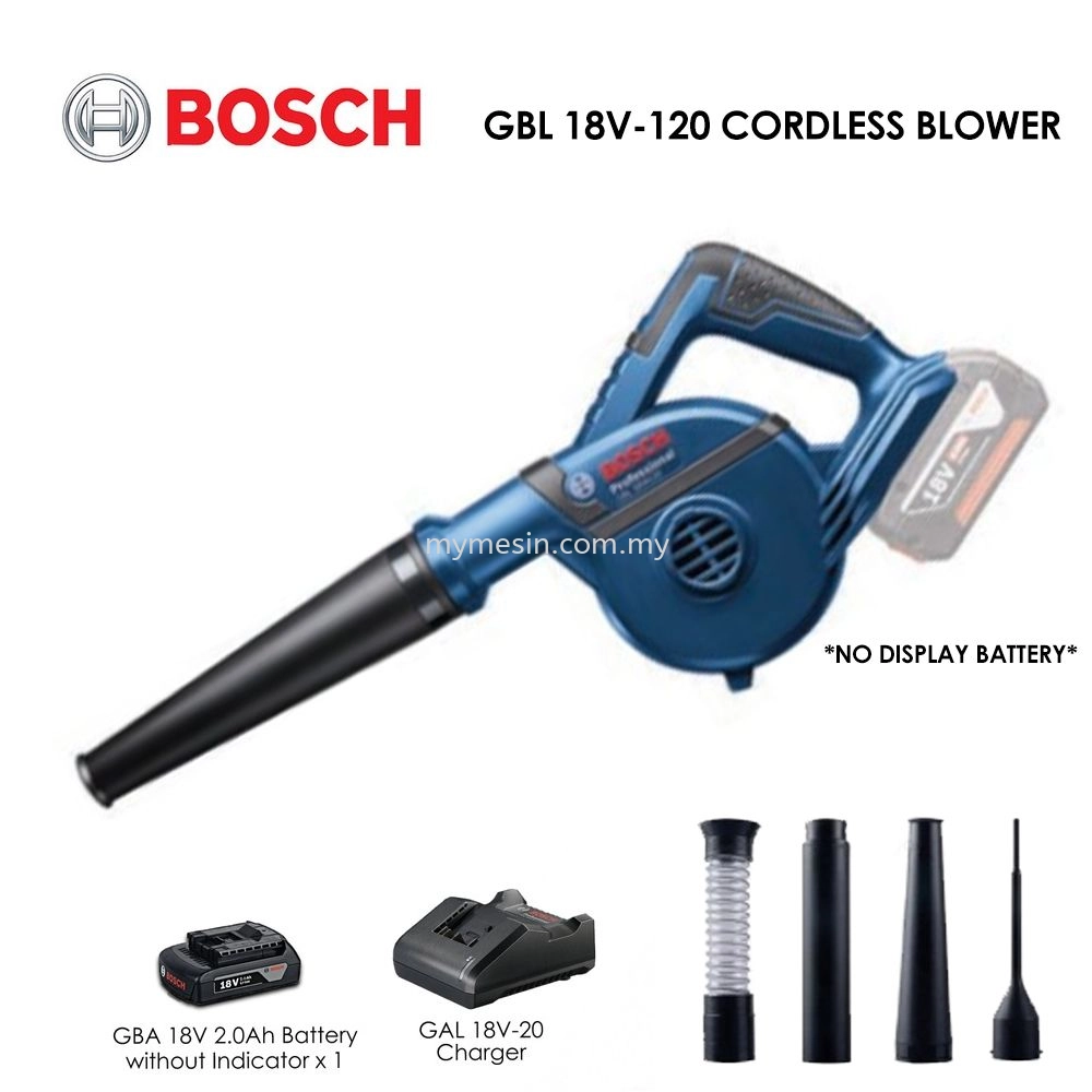 BOSCH 18V Cordless Blower GBL 18V-120  Cordless Leaf Blower Dust Blower