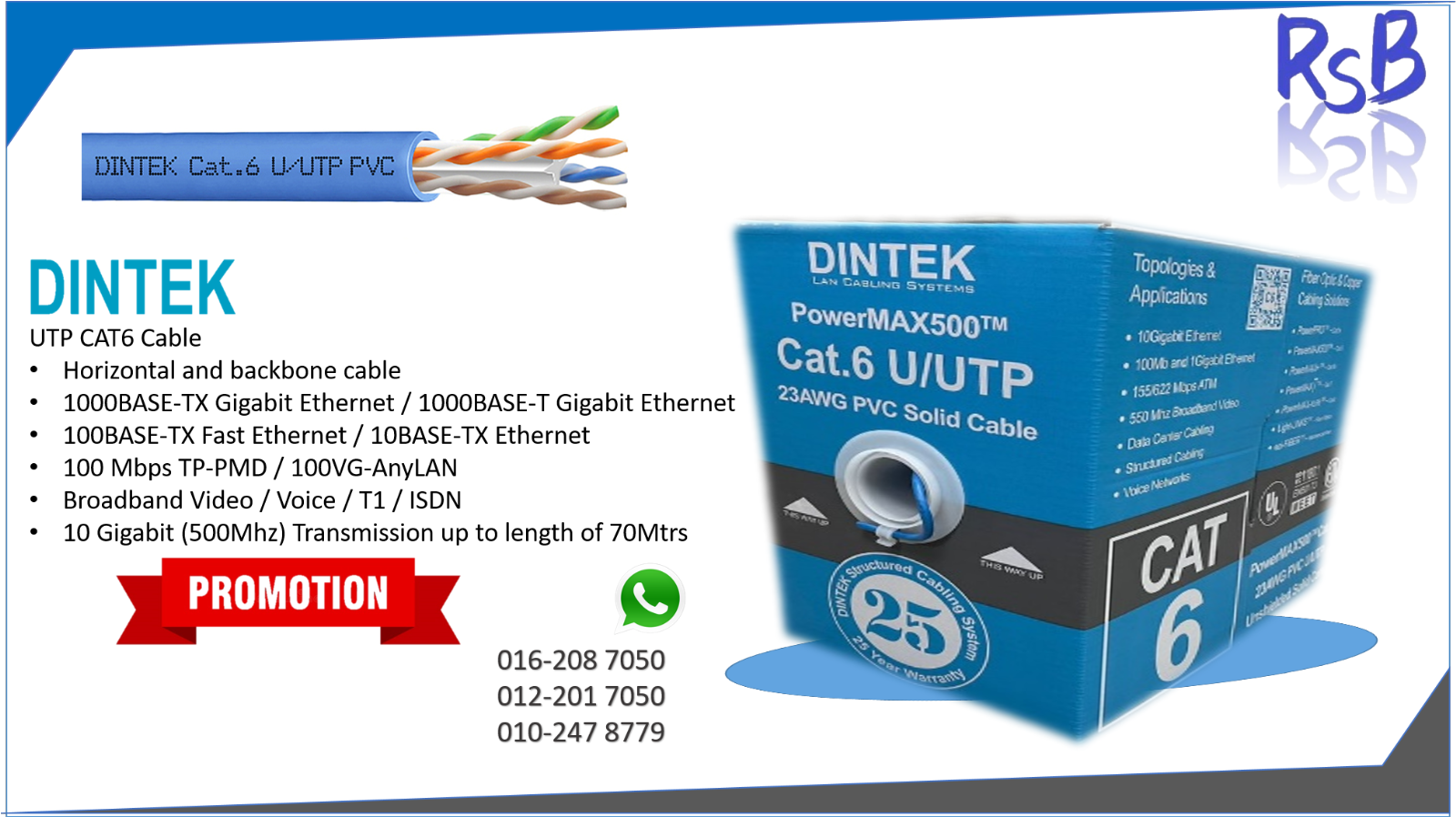 Dintek Cat6 Promotion