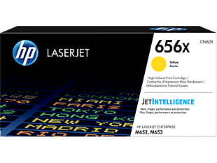 HP 656X High Yield Yellow Original LaserJet Toner Cartridge CF462X