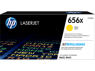 HP 656X High Yield Yellow Original LaserJet Toner Cartridge CF462X