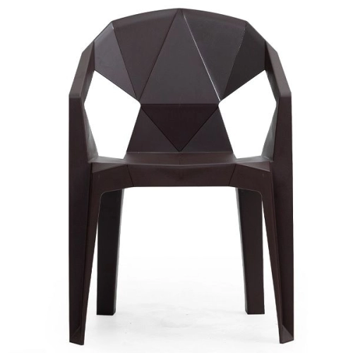 DIAMOND Arm Dining Chair Brown