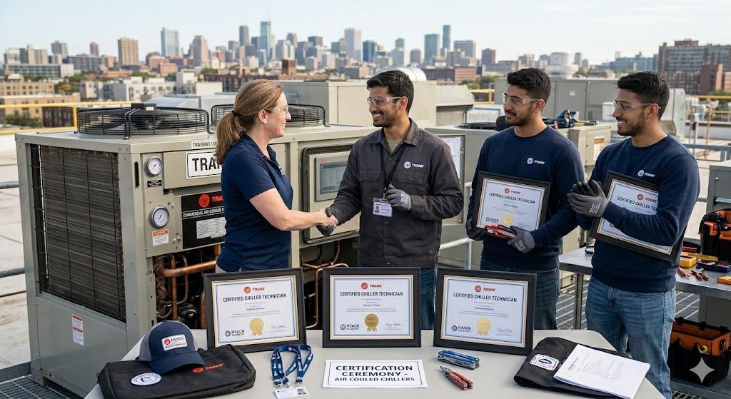 Air cooled chiller certification program