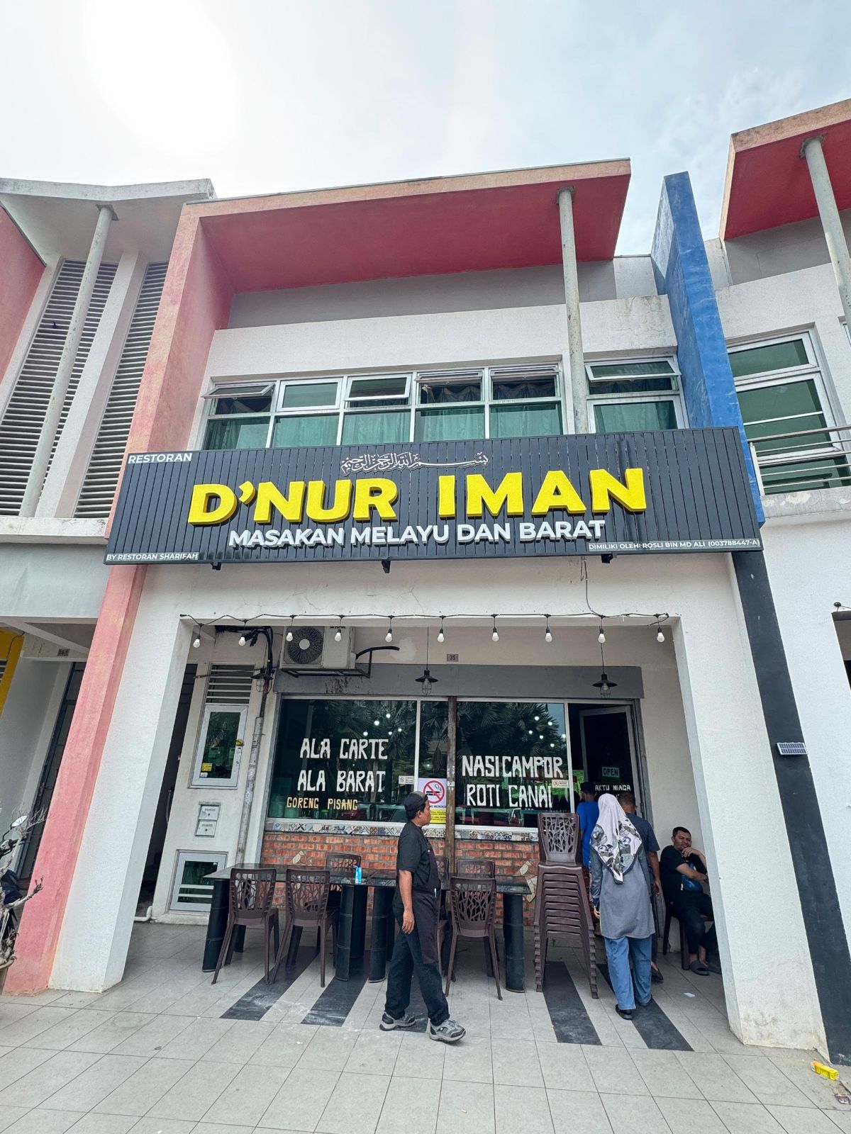 RESTORAN - 3D LED FRONLIT + ALUMINIUM CEILING PANEL SIGNBOARD AT BANDAR SRI SENDAYAN, NEGERI SEMBILAN