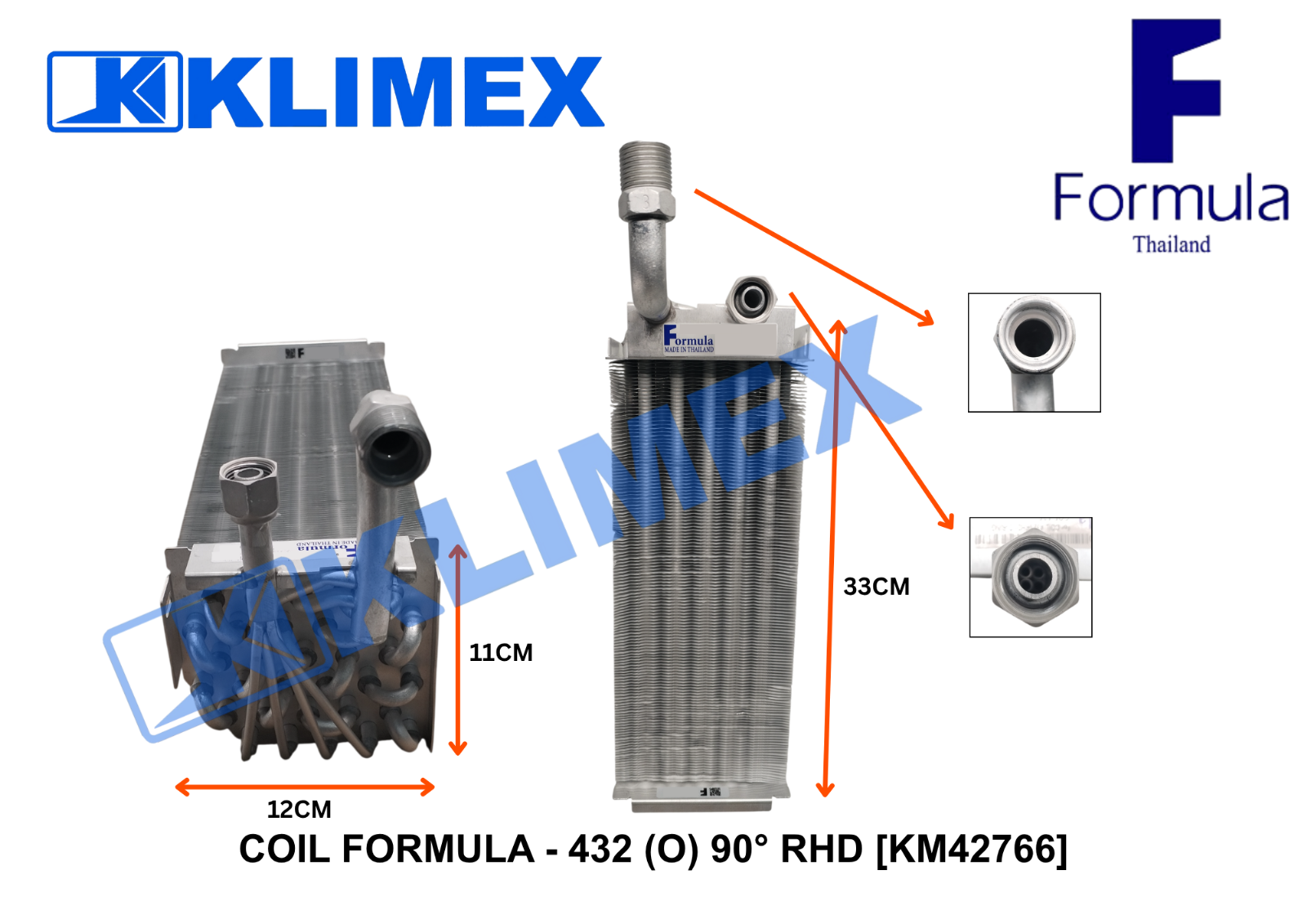 COIL FORMULA - 432 (O) 90掳 RHD [KM42766]