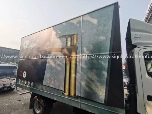 ABAGNO TRUCK LORRY WATERPROOF & UV STICKER PRINTING & INSTALLATION SERVICE AT KEMAMAN TERENGGANU MALAYSIA