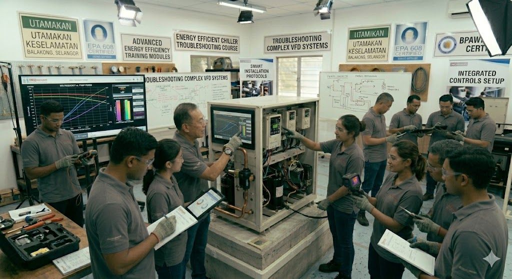 Advanced energy efficient chiller training