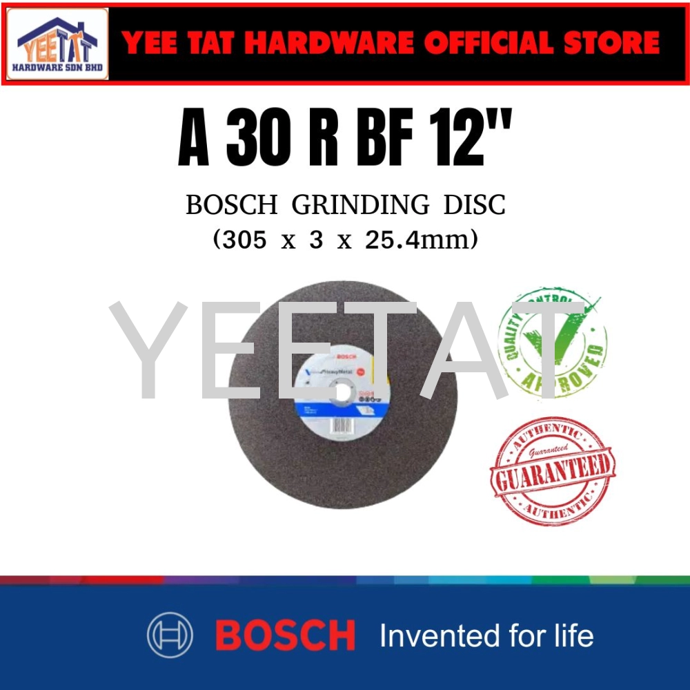 [ BOSCH ] CUTTING DISC For Heavy Metal 305mm x 3mm x 25.4mm (2608600276)