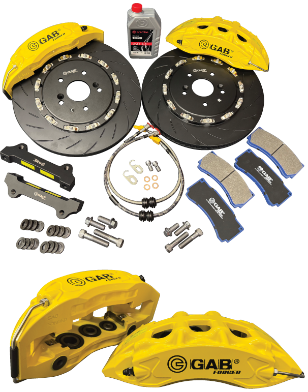 G|A|B Model GF-T6 6Pot caliper Full set